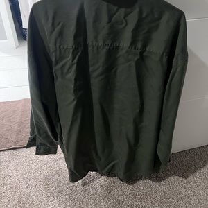 Express boyfriend portion button up